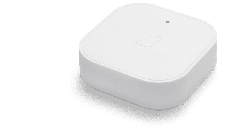 Image of the Canary Care smart hub, representing quick and simple kit installation for families and care professionals.